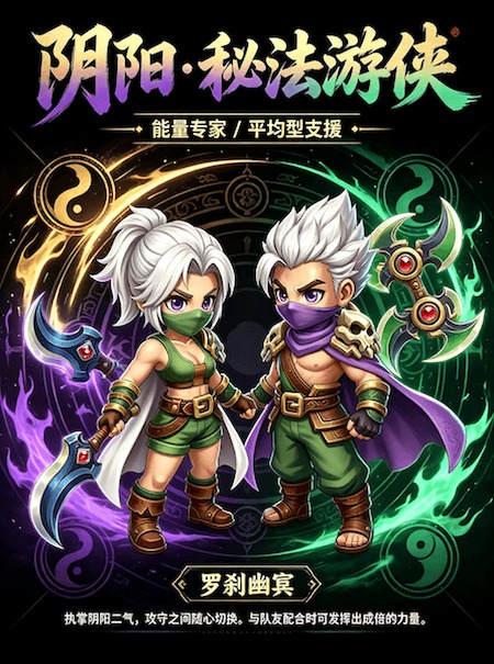 阴阳家门派立绘